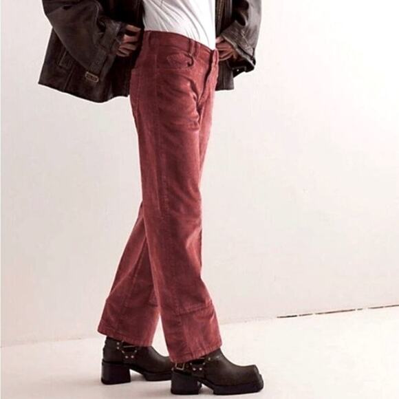 🆕Free People RISK TAKER PANTS SZ 33 NWT - Picture 1 of 7